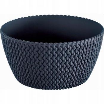 Tazón Macetero SPLOFY 3,8L - Diseño Moderno Antracita 236x236x123 mm