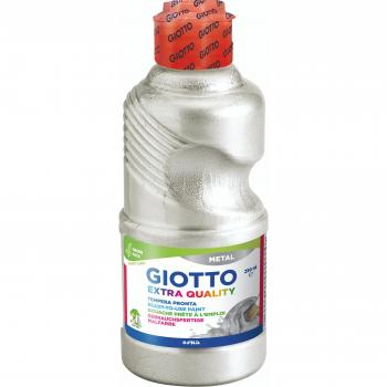 Tempera Giotto Metalizada 250 ml Color Plata Ref. F531402