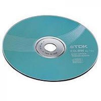 TDK CD-RW700HCBA10-HC - SPINDLE 10X CD-RW 700 MB Regrabables