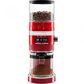 Molinillo de Café KitchenAid Artisan 5KCG8433ECA - Rojo, 150W, 70 Ajustes de Molido