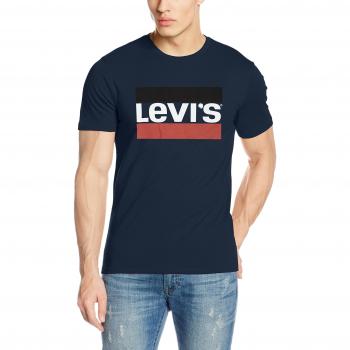 Levi's Men's Sportswear Logo Graphic T-Shirt - Dress Blue, Size L