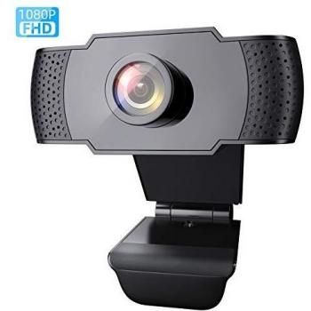 Wansview Webcam PC Full HD 1080P con Micrófono, Webcam Portátil para PC, Webcam USB 2.0, Streaming Cámara Reducción de Ruido para Videollamadas, Grabación, Conferencias con Clip Giratorio