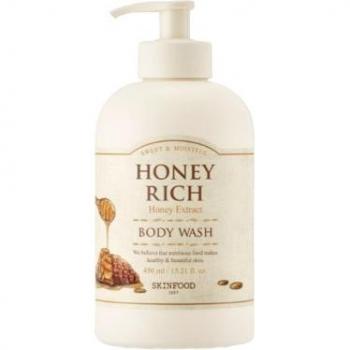 SKINFOOD Honey Rich Body Wash 2024 Version - 450ml - Cosmetics