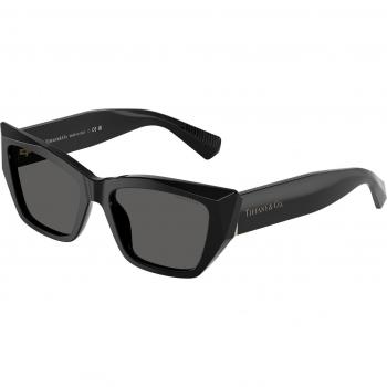 Tiffany TF 4230 Cat Eye Sunglasses - Black/Grey Acetate, Women's, Size 54 MM