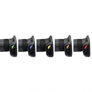 KOSO Premium Heated Grips with Integrated Controller, 7/8 (22mm) - Length 120mm, 5 Heat Levels