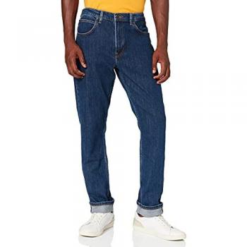 Lee Brooklyn Straight Men's Dark Stonewash Jeans