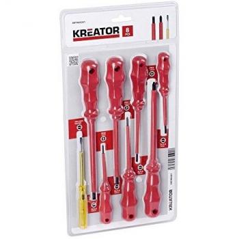 KREATOR KRT400201 - Destornillador aislado set 8pcs