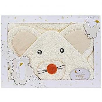 Interbaby 01205-05 - Capa DE BAÑO Mod Raton Beige, Unisex