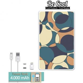 Becool® - Batería Externa Power Bank 4000 mah + Gratis 1 cable USB-MicroUsb