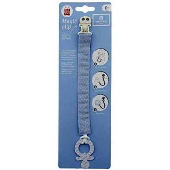 Cambrass Cadena Chupete, Sky Celeste/lluvia, 2x21.5 Cm