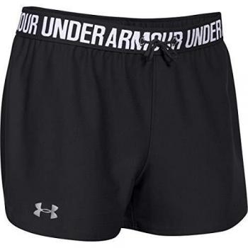 Under Armour UA Play UP Short Pantalón Corto, Mujer, Negro, M