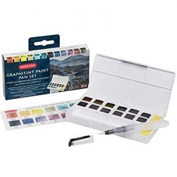 Set de Viaje de Pinturas Graphitint Derwent 12 Pastillas