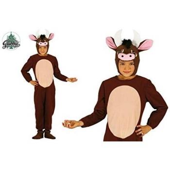 Guirca - Traje Buey Infantil, 7-9 años, Multicolor, 42508