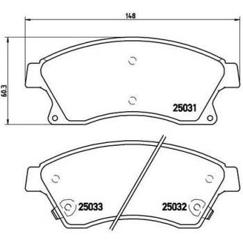 Pastillas de freno BREMBO Xtra P 59 076X, Juego delantero para freno de disco