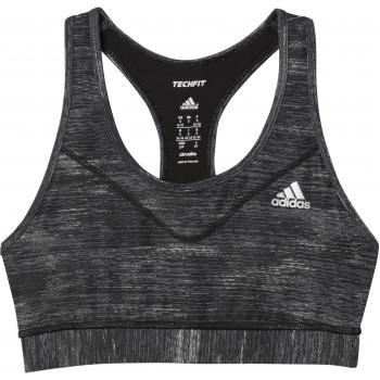 adidas Tf B Macrohth Camiseta, Mujer, Negro / Gris