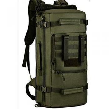 Yan de 50L mochila al aire libre Camping Escalada Senderismo mochila táctico bolsa resistente al agua multifuncction bolsa de hombro bolso, verde