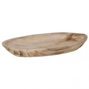 Centro de Mesa Beige de Madera 48 x 25 x 5 cm