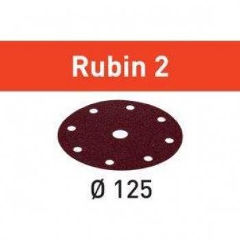 Disco de lijar STF D125/8 P220 RU2/50 Rubin 2