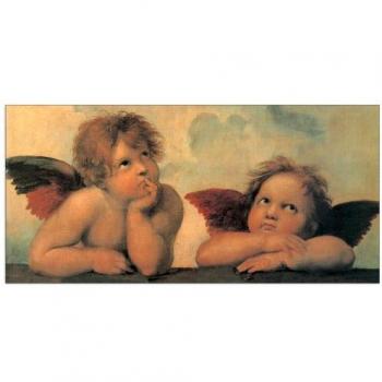 Panel Decorativo Listo para Colgar RAFFAELLO - Madonna Sixtina 100x50 cm