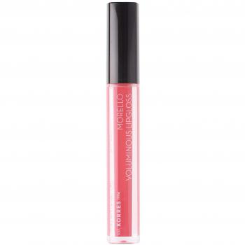 Brillo de labios voluminizador Korres Morello - 42 Peachy Coral, acabado brillante, 1 unidad (Coral)