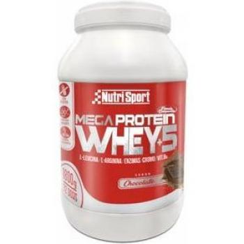 Nutrisport Mega Protein Whey +5 Chocolate 1,8kg