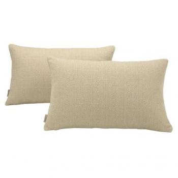 Funda de Cojín Beige de Algodón Reciclado 30 x 50 cm (2 Unidades)