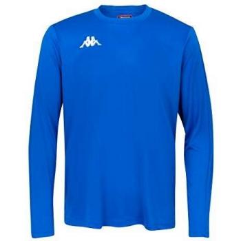 Kappa ROVIGO LS Camiseta de equipación, Hombre, Azul/Blanco, M