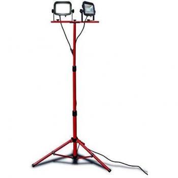 LUCECO LSWT218BR3-E2 - Proyector led slim doble con tripode 2x1800lm 22w, n/r 3m cable + schuko