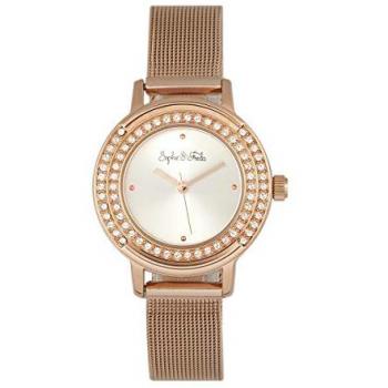 Sophie & Freda Cambridge Rose Gold Swarovski Crystal Women's Bracelet Watch - One Size