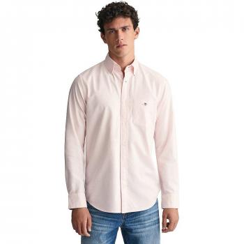 Camisa Oxford Regular Fit para hombre en color rosa de Gant