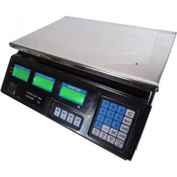 Balanza Electrónica de Banco hasta 40 kg con Pantalla LCD Retroiluminada