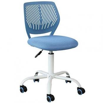Silla Oficina Altura Ajustable 77-89 cm SoBuy FST64-BL Silla Escritorio giratoria