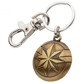 Llavero 3D Marvel Capitana Marvel Logo - Llavero original de Marvel - Accesorio oficial de merchandising - Regalo temático de Capitana Marvel
