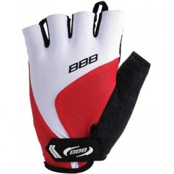 BBB Highcomfort Gel, Guantes Cortos, Unisex , Negro/Rojo, XL