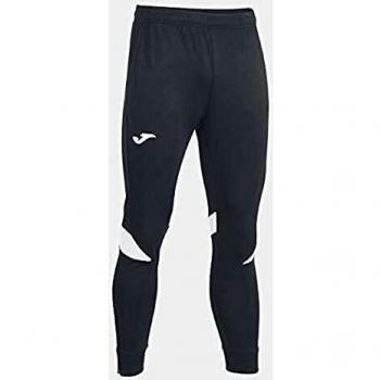 Joma Championship VI Pantalón Deportivo, Hombre, Negro Blanco, 3X_S