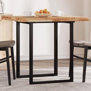 Tablero de mesa cuadrado madera maciza acacia 80x80x4 cm Marrón