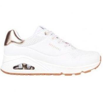 Zapatillas Skechers Uno Shimmer Away blancas para mujer
