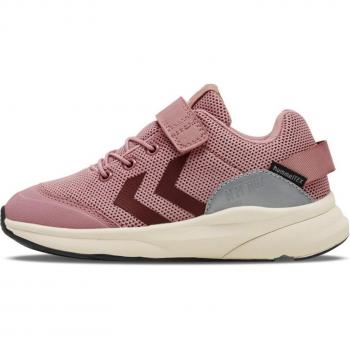 Hummel Reach 250 Tex Children's Sneakers with Velcro Closure in Nostalgia Rose
