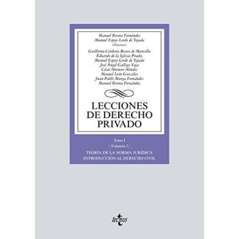 Lecciones de Derecho privado: Tomo I
