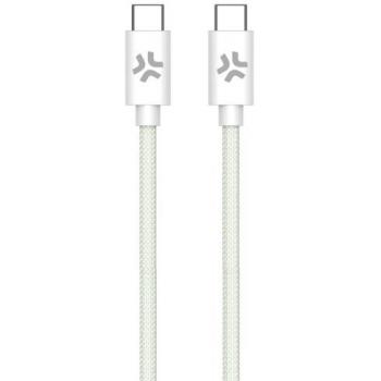 Cable USB-C a USB-C de 1.5m en color verde y blanco