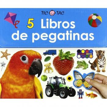 5 libros de pegatinas