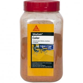 SikaCem Colorante en Polvo Ocre para Cemento, Cal y Yeso - 400g
