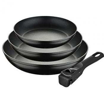 Set de 3 Sartenes Antiadherentes Click and Cook Bergner (18, 20 y 24 cm)