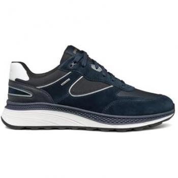 Zapatos Geox Spherica Actif X1 Abx para Hombre – Color Azul Marino – Zapato con Cordones – Estilo Casual – Para Invierno – Cómodas y Versátiles – Modelo U46HGA