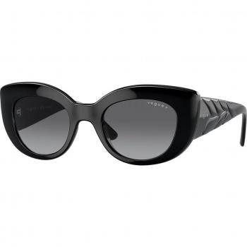 Vogue Vo5480s col. w44/t3 Donna Farfalla Nero Butterfly Style Polarized Sunglasses, Black female, Sizes: 49 MM