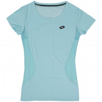 Lotto T5171 – Camiseta Manga Corta Mujer, Mujer, Color Turquesa, tamaño FR : L