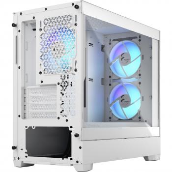 Fractal Design Pop Mini Air RGB White TG Mini Tower Case with Tempered Glass and USB 3.2