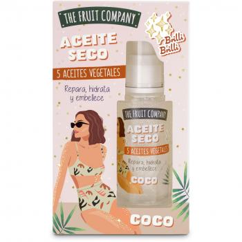 Aceite Seco Glitter Tropical 50ml - The Fruit Company - 5 Aceites Vegetales, Repara, Hidrata y Embellece
