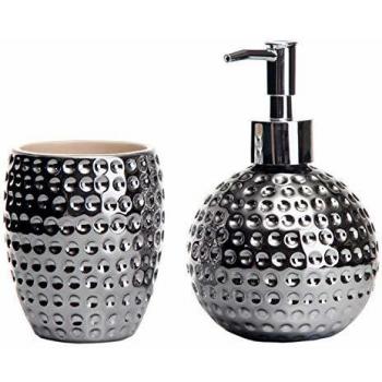 D,casa - Accesorios de baño orientales Plateados de cerámica para Cuarto de baño Arabia