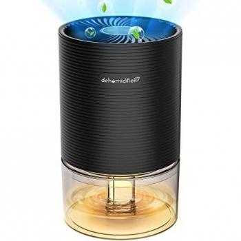 Deshumidificador 750 ml, Mini Deshumidificadores de Humedad Ultra Silencioso, Luces LED de Colores y Apagado Automático, Deshumidificador Portátiles para uso en el Hogar, Dormitorio, Sótanos, Armario